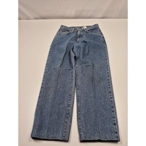 Vintage Calvin Klein Jeans High Rise Straight Jeans Womens 8 28x25 Blue USA 90s